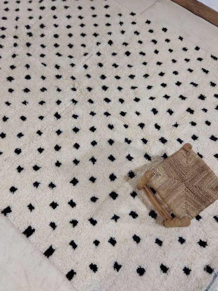 Moroccan rug Beni Ouarain rug 6x9 ft Handmade rug Berber rug