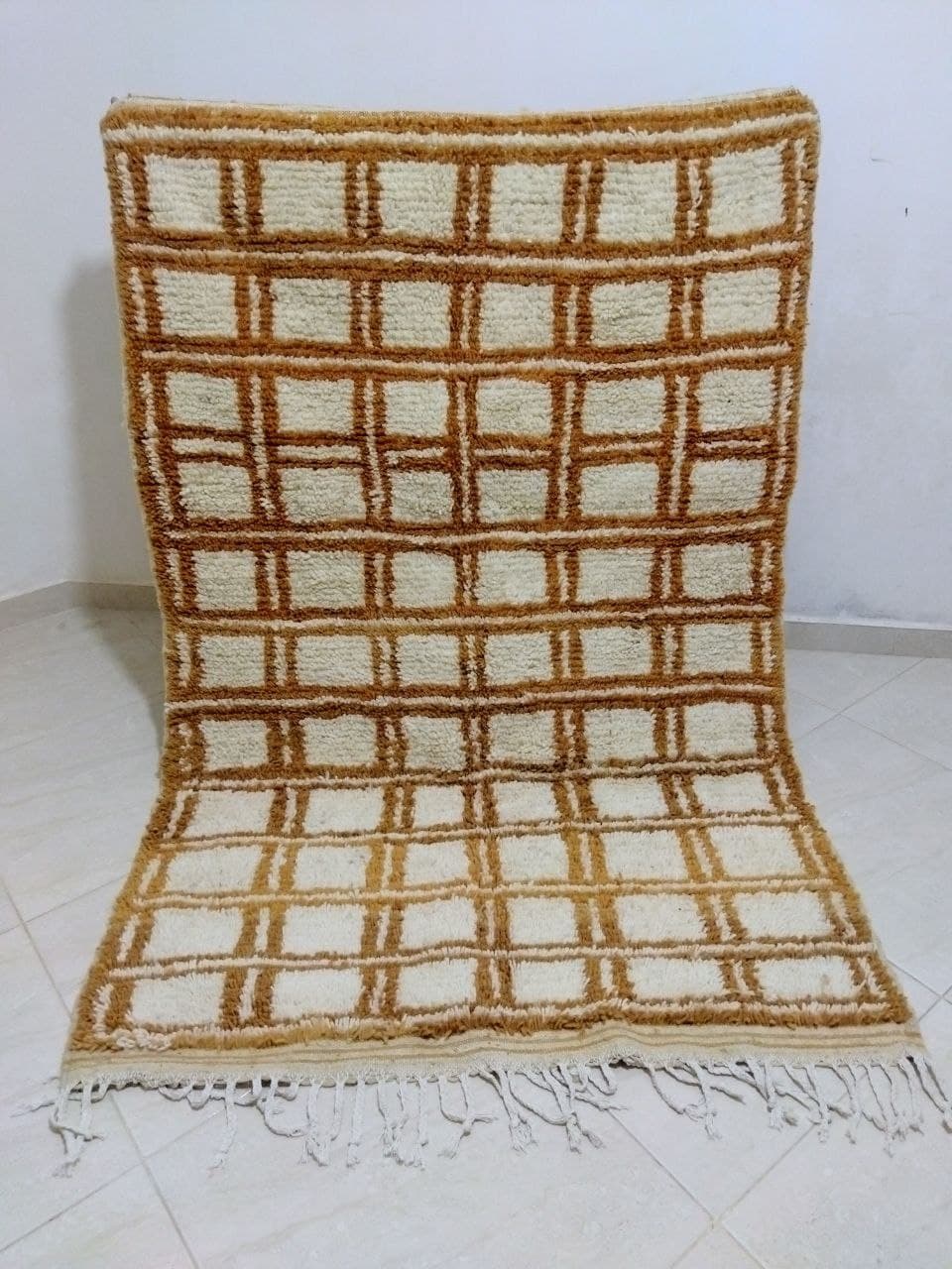 Moroccan rug Style Azilal rug 4x6 ft Handmade rug Berber rug