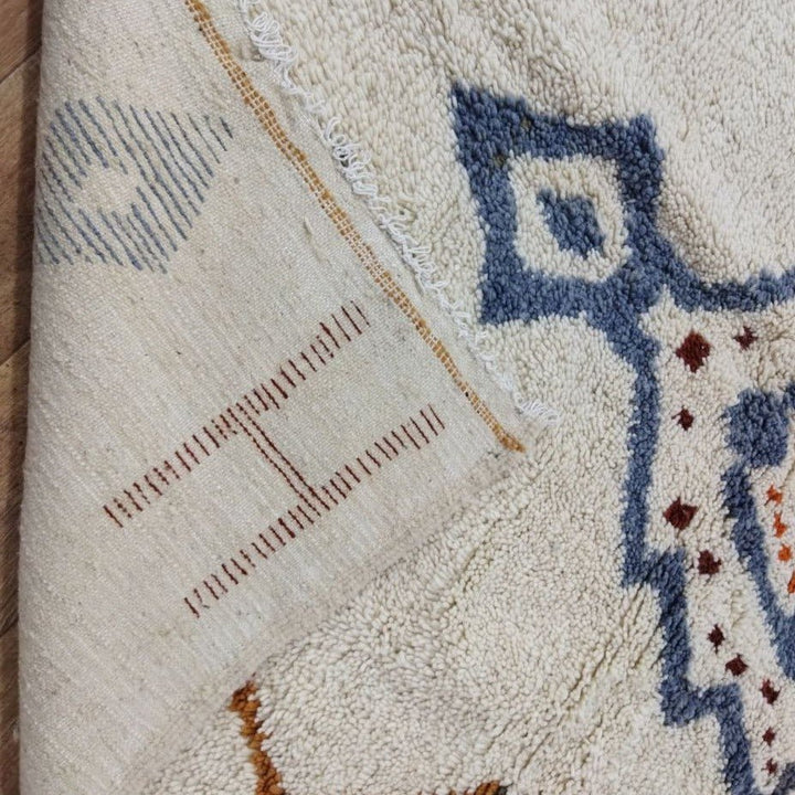Moroccan rug Style Azilal rug 5x6 ft Handmade rug Berber rug