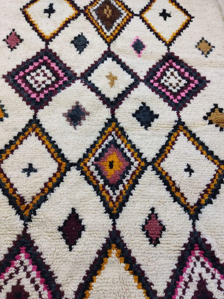 Moroccan rug Style Azilal rug 5x8 ft Handmade rug Berber rug