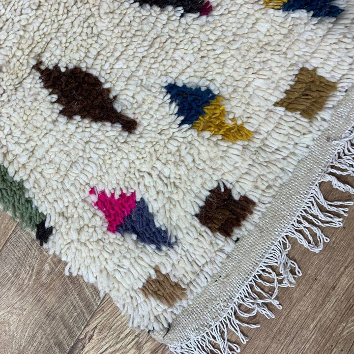 Authentic Moroccan rug Style Azilal rug 5x8 ft Handmade rug Berber rug