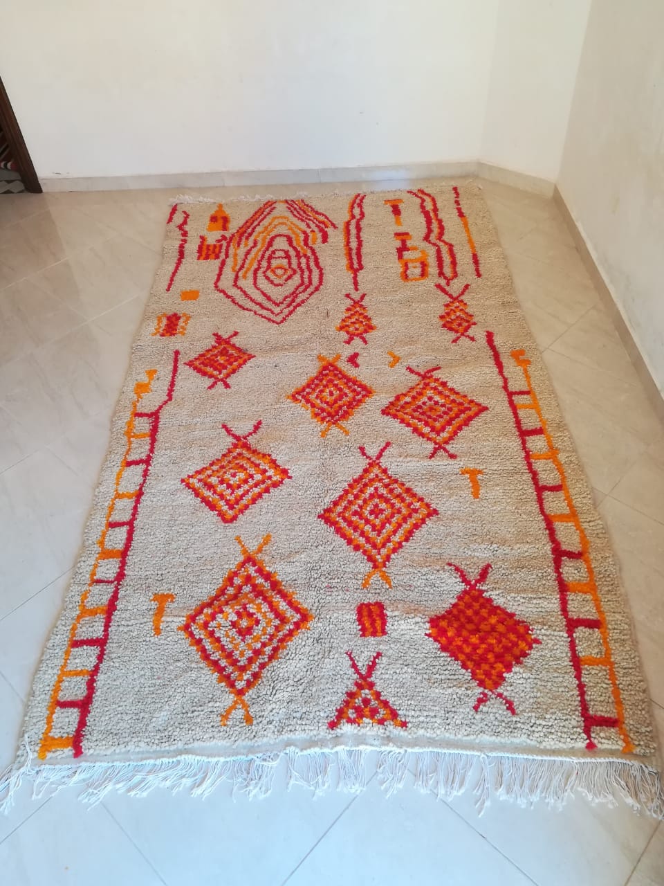 Moroccan rug Style Azilal rug 5x9 ft Handmade rug Berber rug