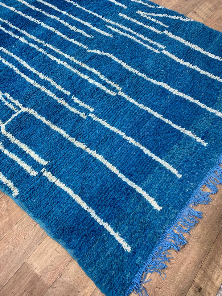 Moroccan rug Style Azilal rug 6x10 ft Handmade rug Berber rug