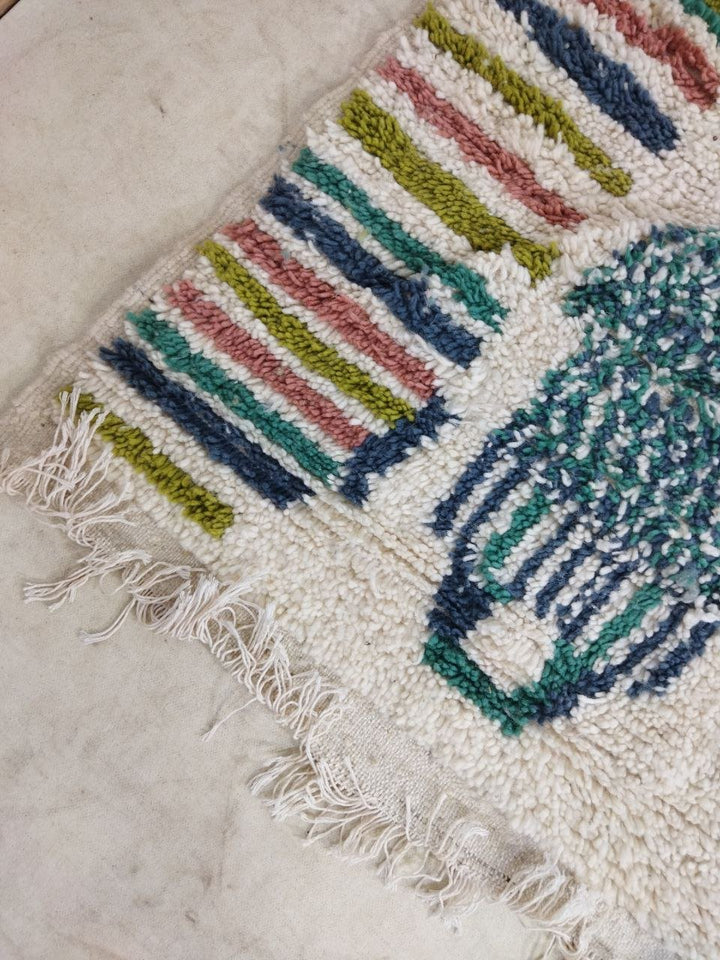 Moroccan rug Style Azilal rug 9x11 ft Handmade rug Berber rug