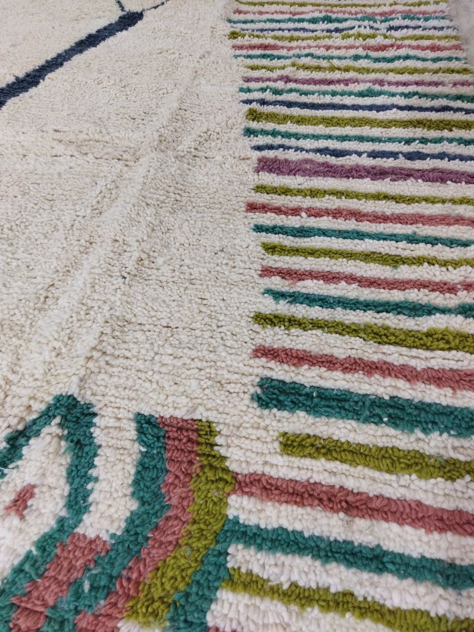 Moroccan rug Style Azilal rug 9x11 ft Handmade rug Berber rug