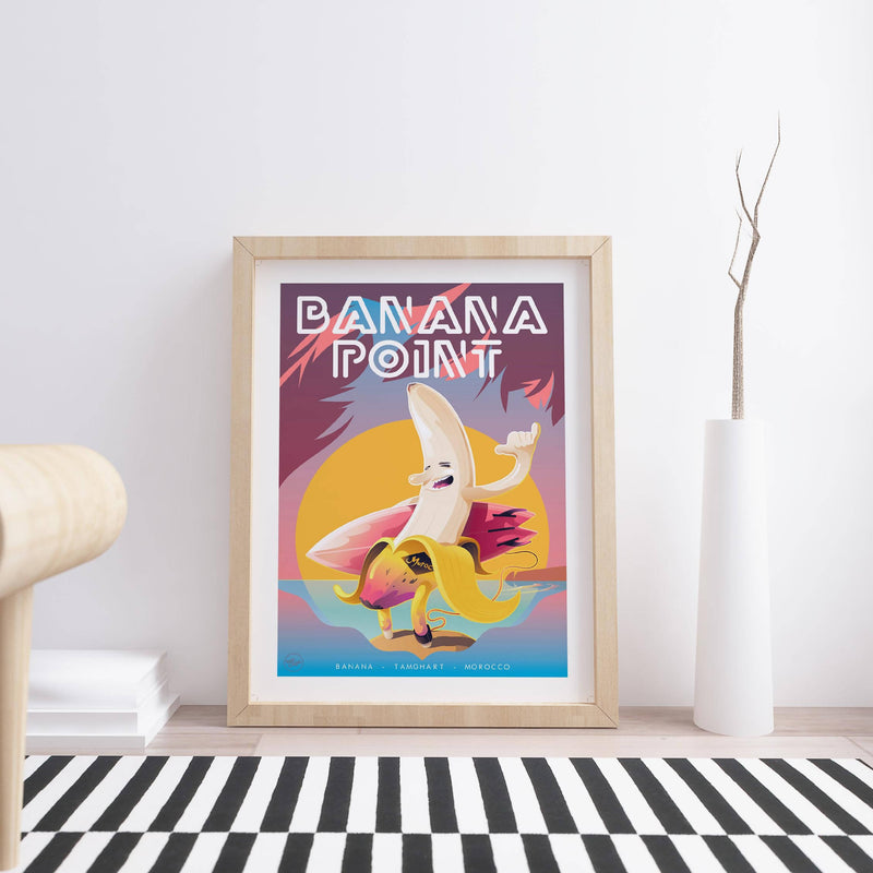 Banana Point by Hugo & Grafik - Poster