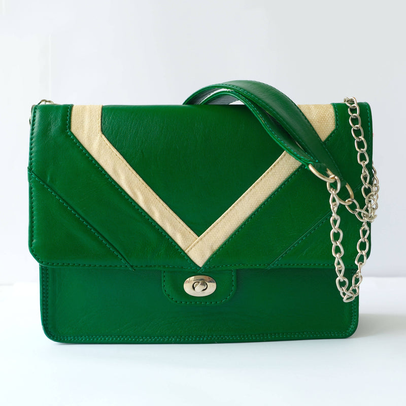 Green Cross-Body Bag