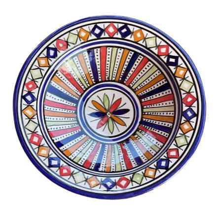 26 cm - Rainbow Moroccan Deep Dish