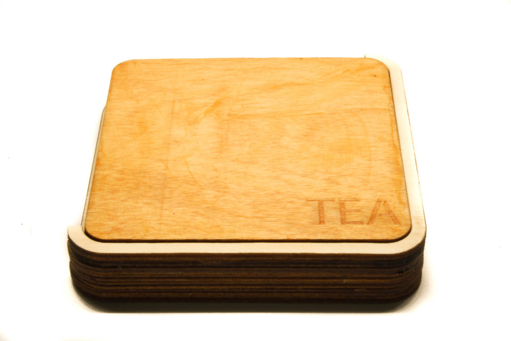 Square Wooden Coasters-Bolten Design-MyTindy