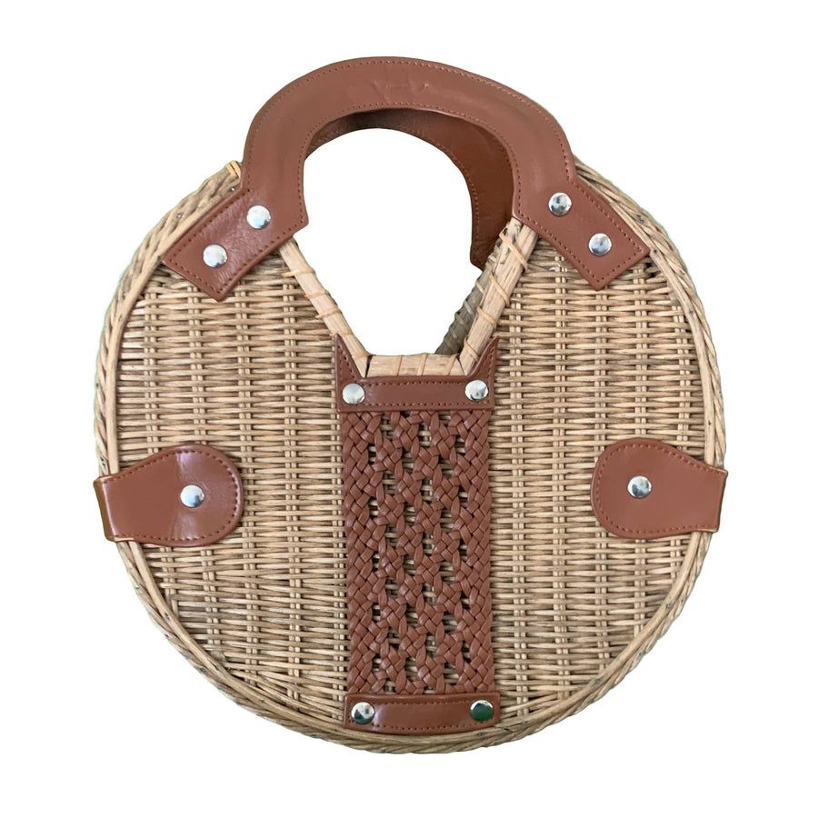 Rattan Basket Bag #2064-OWL Marrakech-MyTindy