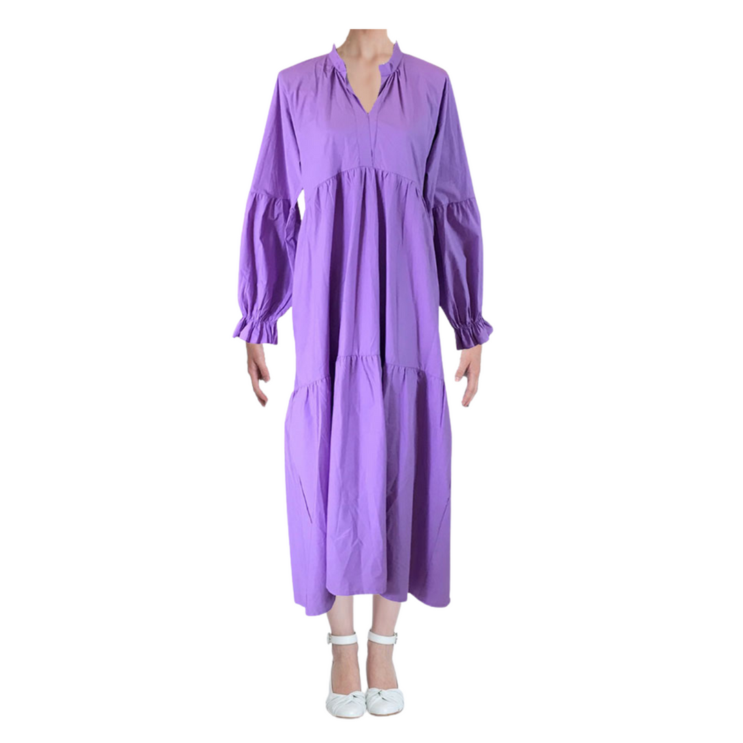 Violet Flowy Dress