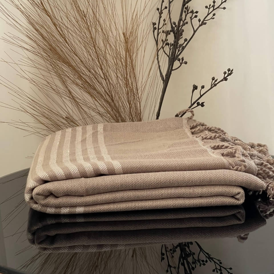 Beige Moroccan Towel