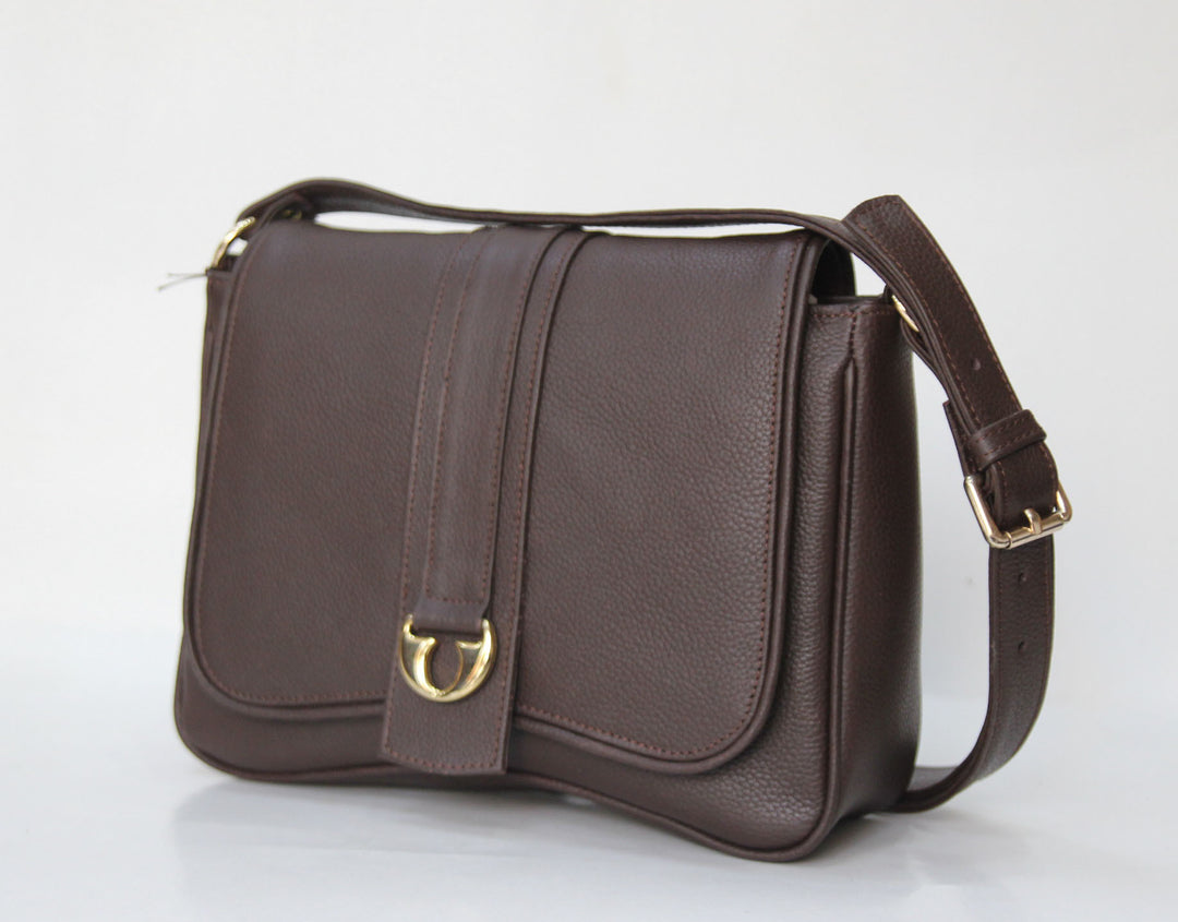 Panama-sac cuir véritable besace