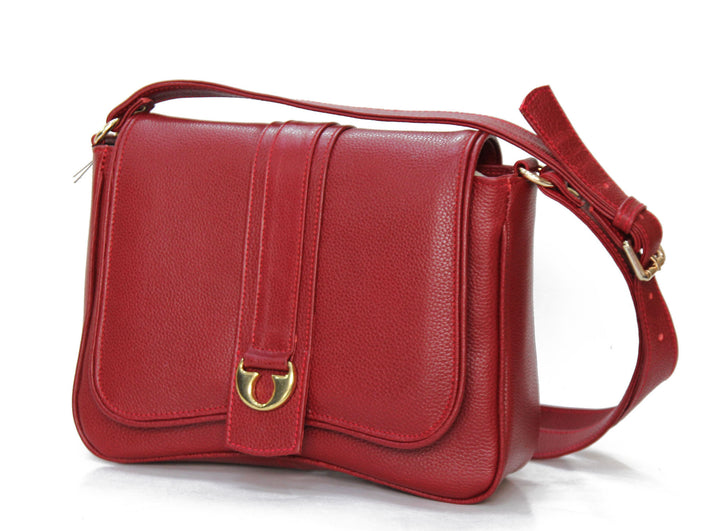 Panama-sac cuir véritable besace