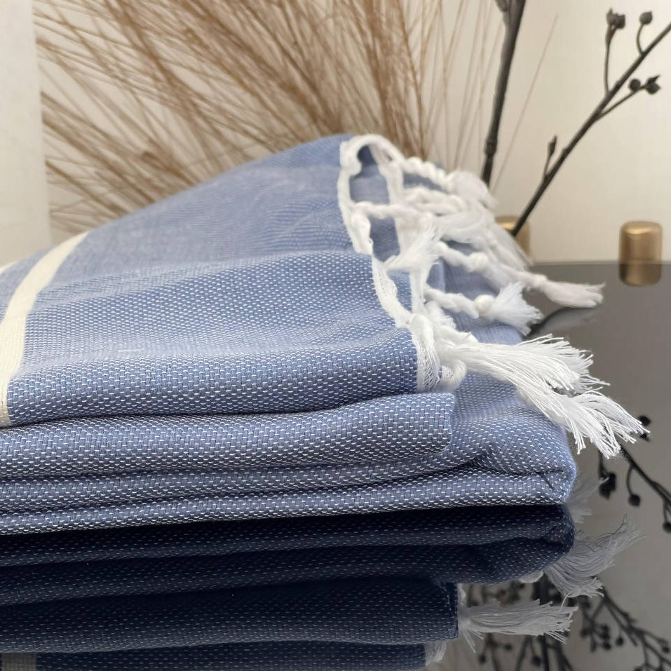 Blue Moroccan Towel