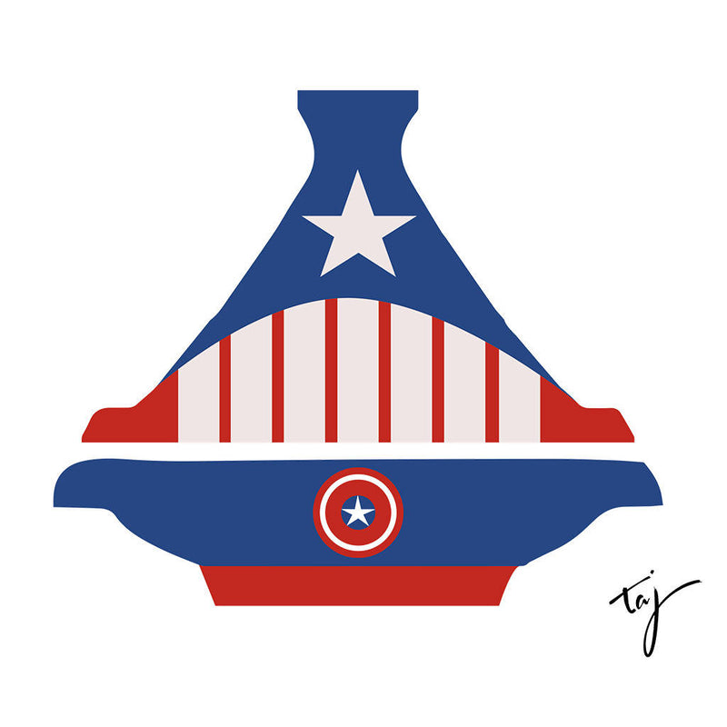 Captain America T Shirt-Taj-MyTindy