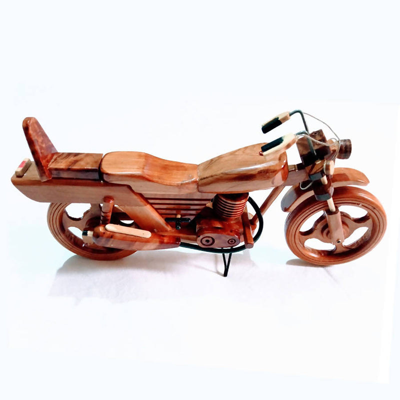 Thuja Wood Motorcycle Desk Model Handcrafted Bike-Mohamed El Arbi-MyTindy