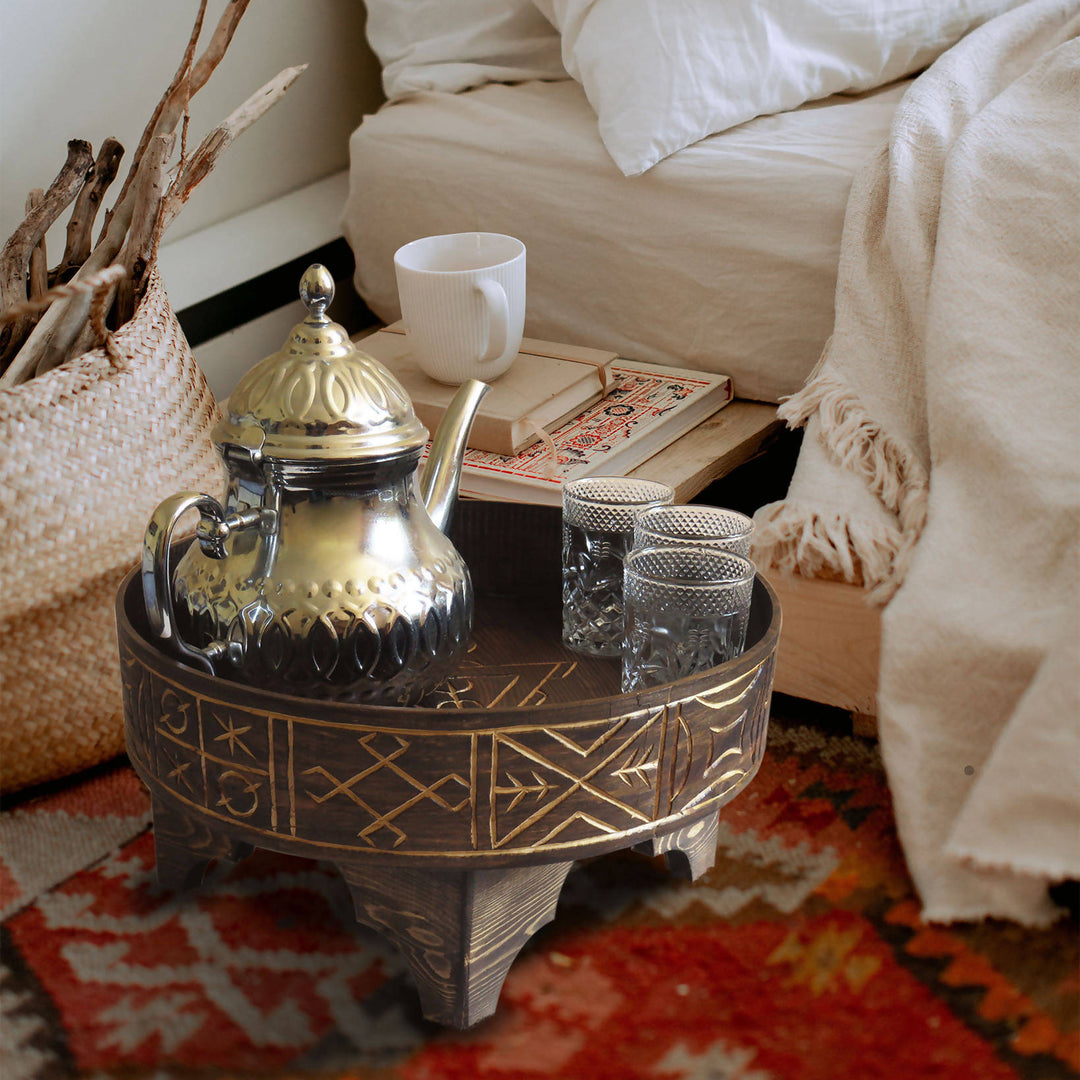 Traditional Moroccan round table "Mida"