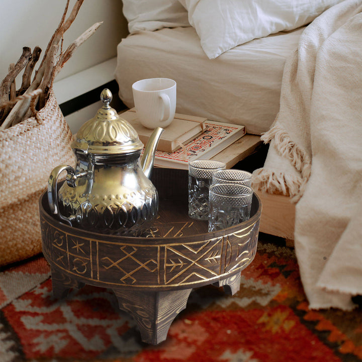 Traditional Moroccan round table "Mida"