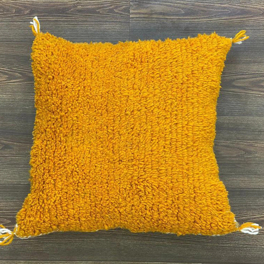 Berber Pillow Yellow