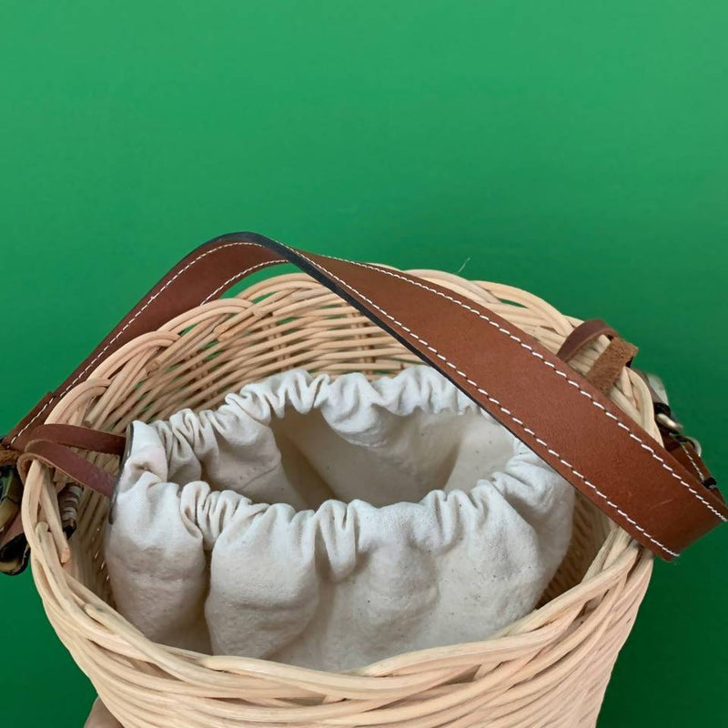 Rattan Bucket Bag 