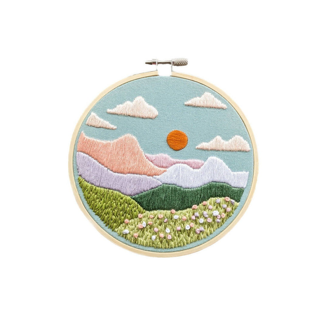 Blair Embroidered Landscape Hoop