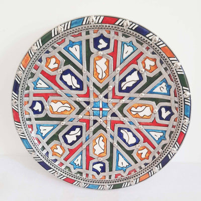 Rainbow III Plate with Metal Wire-Youssef hamlili-MyTindy