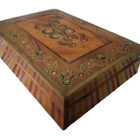 Moroccan jewellery box made of Thuya Wood