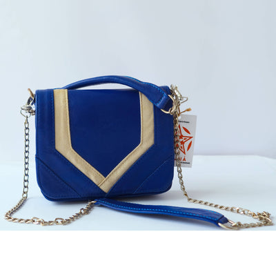 Majorelle Blue Leather Bag