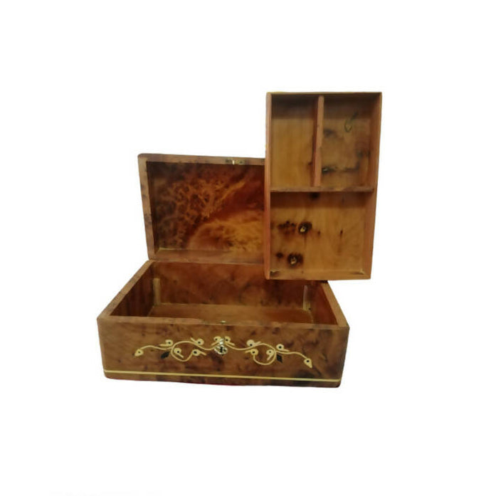 Moroccan wooden box made of Thuya Wood