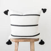 Pemium Moroccan Pillow Cover Pompon