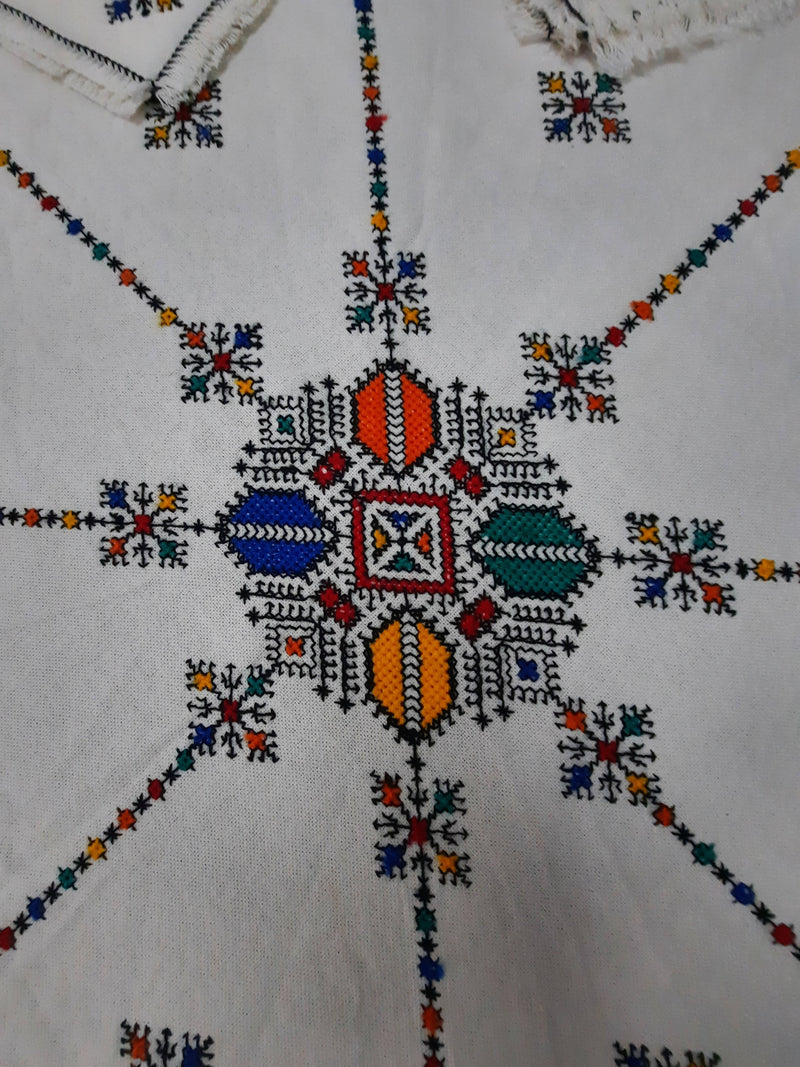 Round Moroccan Tablecloth