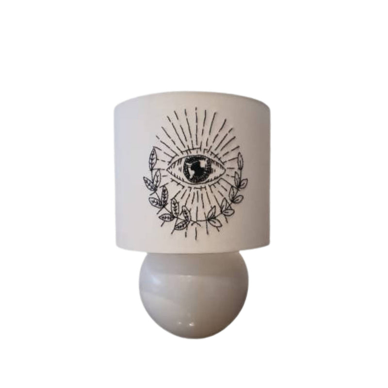 Eye Embroidery Lampshade