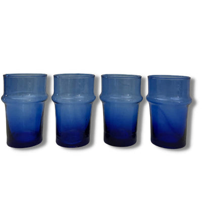 Blue Moroccan Beldi Glass