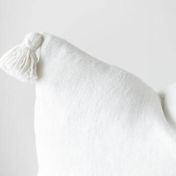 Pemium Moroccan Pillow Cover Pompon